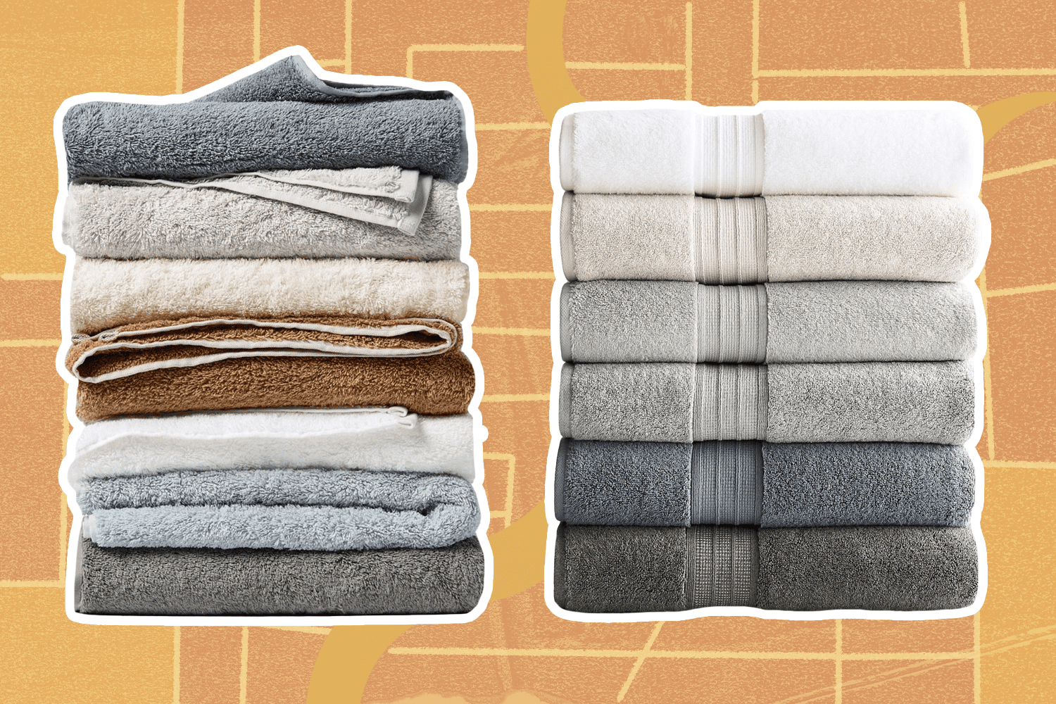 What Color Towels For Gray Bathroom